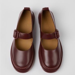 Campers Brutus ballerine bordeau size 39